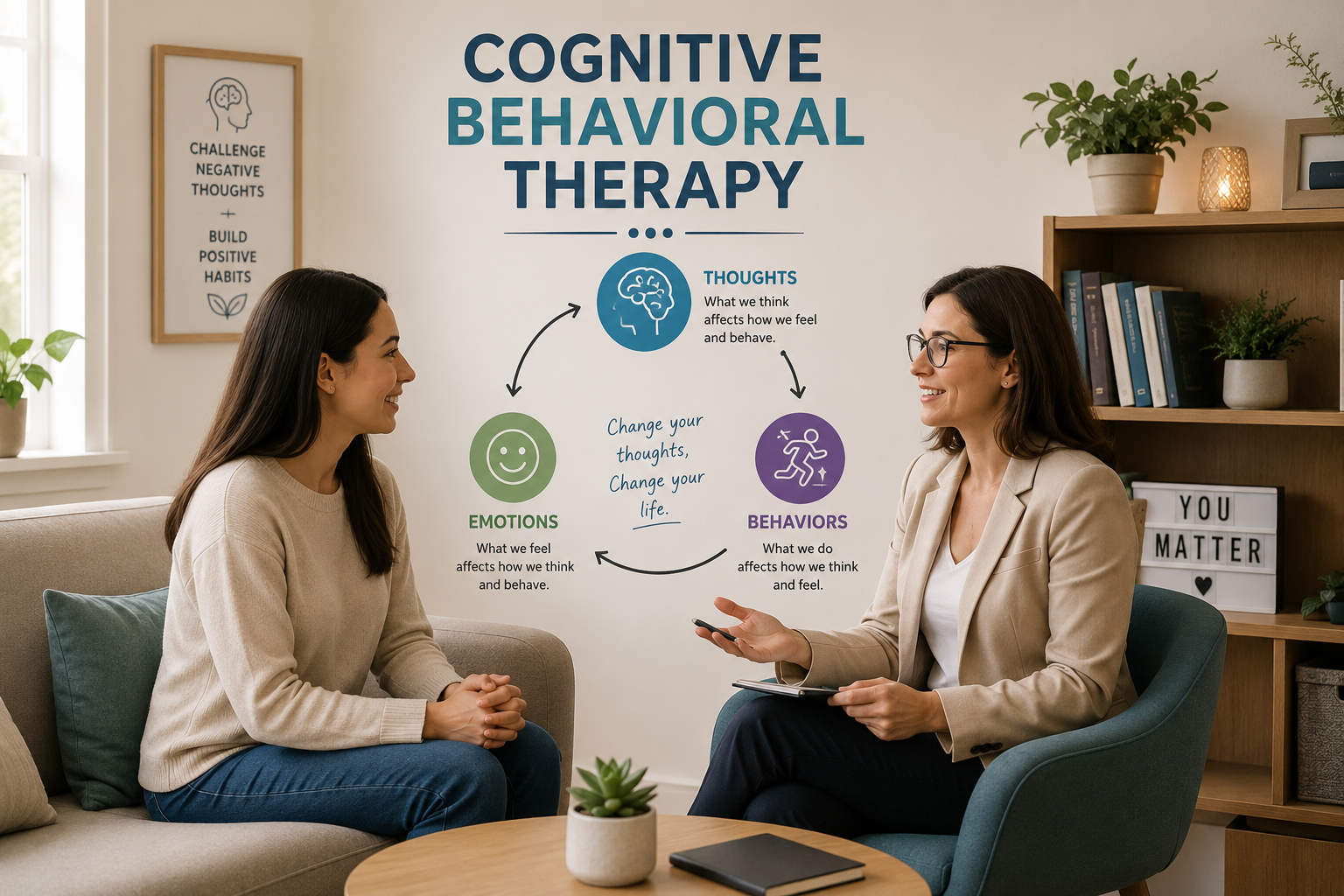 Cognitive Behavioral Therapy Session at Infinity Rehabilitation Centre Barnala